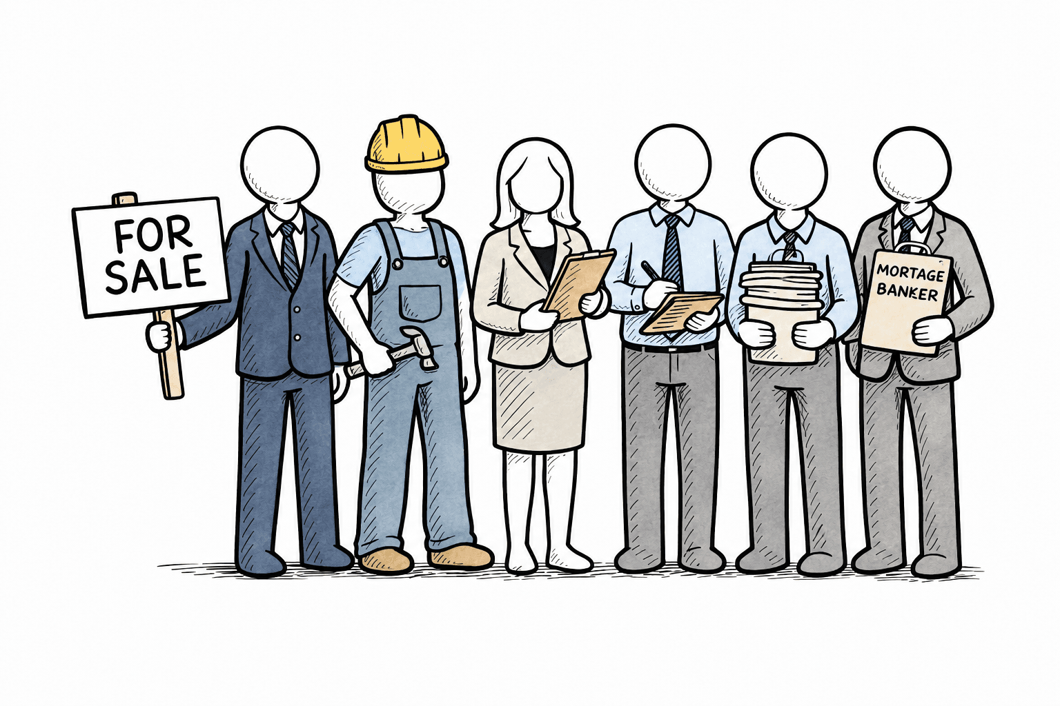 A team of property professionals